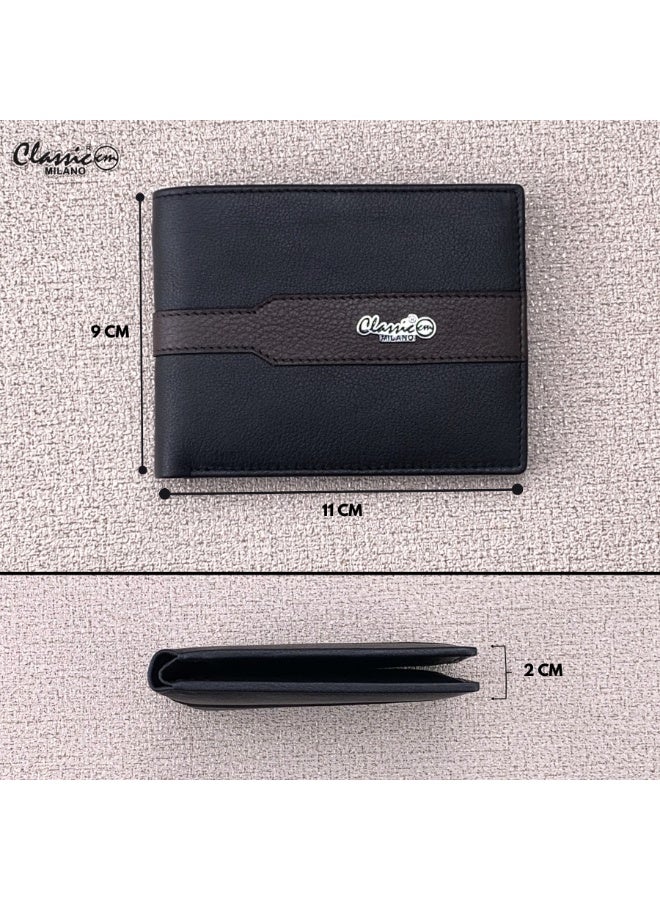 Classic Milano Genuine Leather Wallet for Men – Slim Bifold Men’s Wallet with RFID Blocking, Multiple Card Slots – Stylish Mens Purse Wallets Gift for Husband, Father - Image 4
