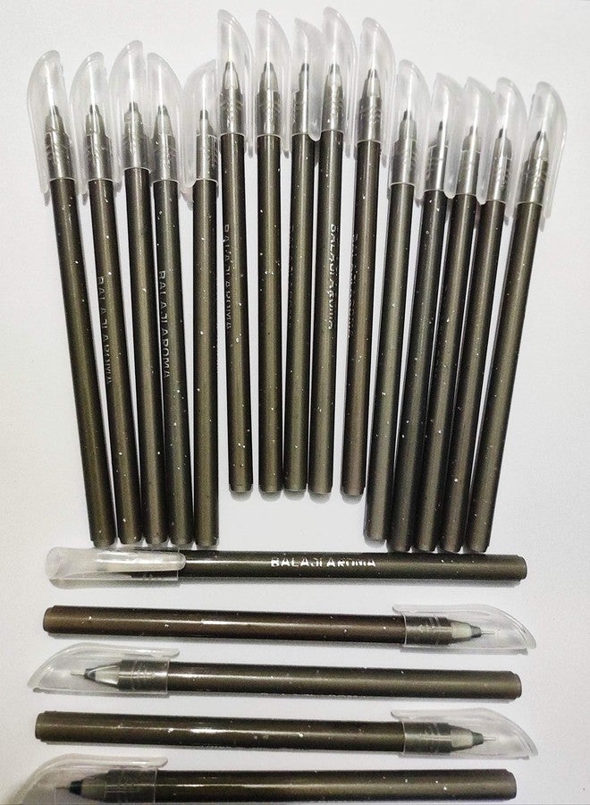 TRUESTORE FIRST CLICK Non Refillable Black Body Scented Ball Writing Pen - Pack of 20 Pieces - Image 2