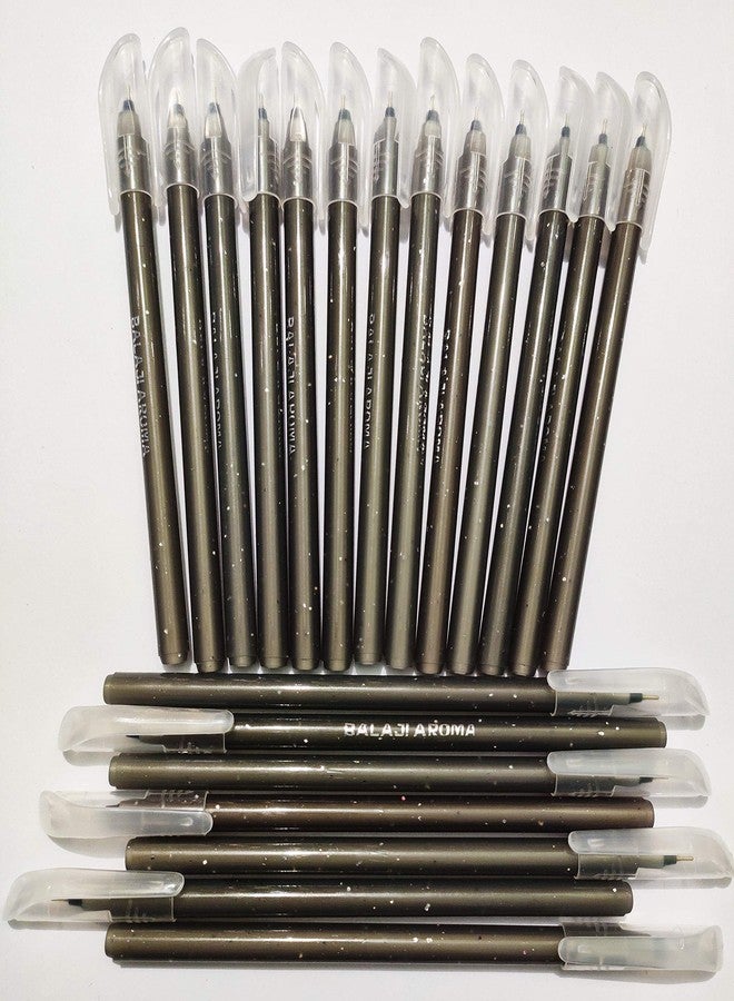 TRUESTORE FIRST CLICK Non Refillable Black Body Scented Ball Writing Pen - Pack of 20 Pieces - Image 1
