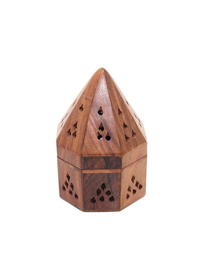 5 Inch Temple Wooden Charcoal Cone Burner - pzsku/ZF07423E080CC9E25B419Z/45/_/1704174043/8930650e-5dfa-4b85-a291-981a48b3693a