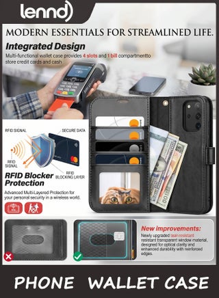 iPhone 17 Pro Max Detachable Wallet Case with Card Holder, 2 in 1 PU Leather Flip Folio with RFID Blocking Stand Wrist Strap Shockproof Phone Cover 6.9 Inch, Blue - view 3