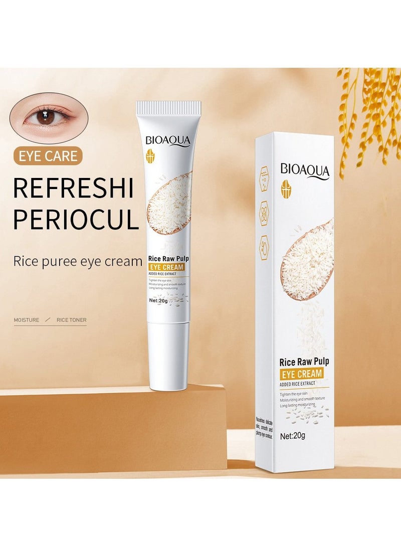 بيو أكوا كريم تفتيح تحت العين من لب الأرز الخام 20 جم - Image 2