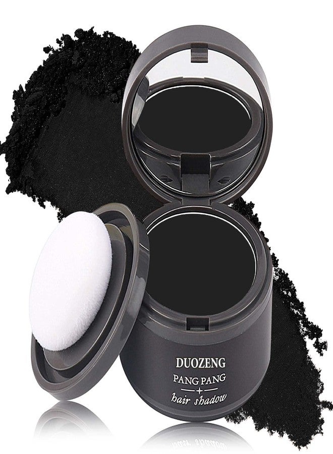 DuoZeng Hairline Powder Root Touch Up Hair Color,Hair Powder for Women & Men,Hairline Shadow Toppers for Thinning Hair(Black) - Image 1