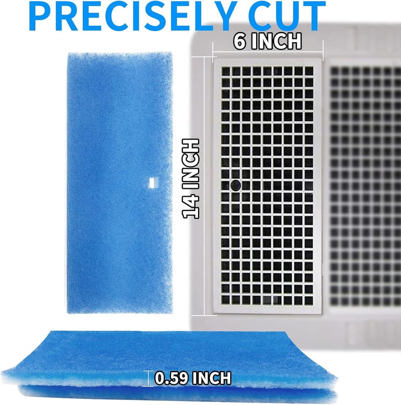 Tikfoam RV AC Filter Replacement for Coleman Mach - 6”x14” MERV 6 Air Filters (2 Packs) - Image 2