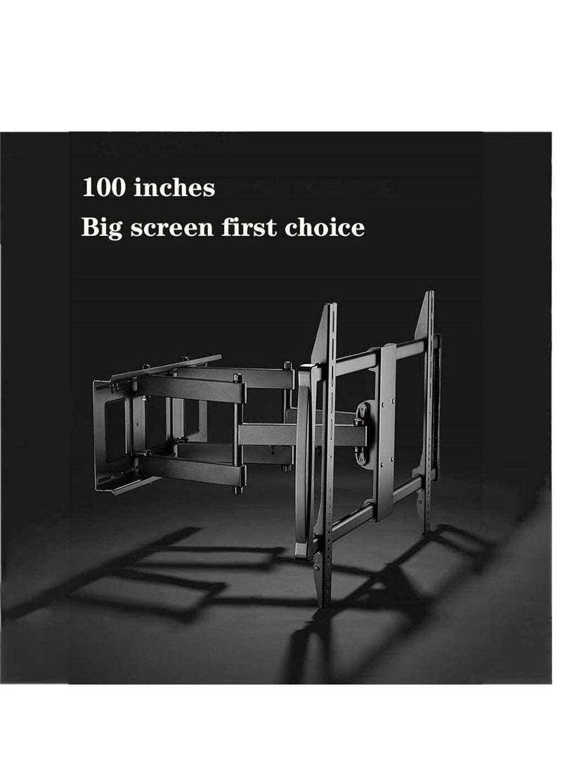 ELTRAZONE - tv wall bracket Mounting TV Wall Mount for Most75-98 Inch Tvs, Wall Mount for TV with Articulating Arms, Perfect Center Design, Up to Vesa00x600mm and 176 Lbs tv wall mount - Image 1
