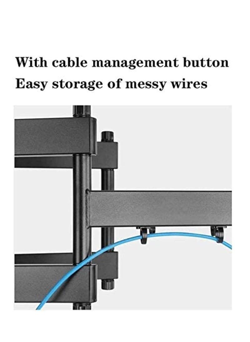 ELTRAZONE - tv wall bracket Mounting TV Wall Mount for Most75-98 Inch Tvs, Wall Mount for TV with Articulating Arms, Perfect Center Design, Up to Vesa00x600mm and 176 Lbs tv wall mount - Image 1