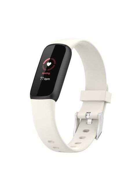 Replacement Strap For Fitbit Luxe Silicone Watch Band, Size:S Apricot
