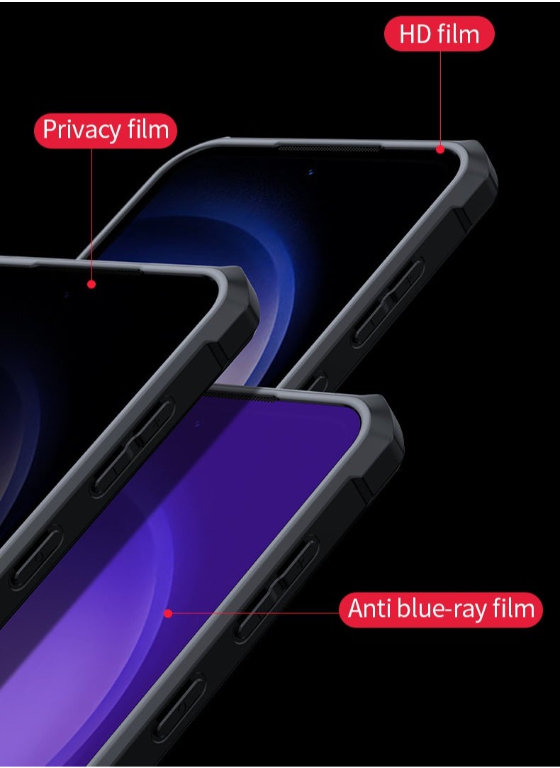 Generic for realme C75 4G Case, Ultra Thin Lightweight, Soft TPU Bumper, Acrylic Clear Back Cover realme C75 4G, Black  - Image 3