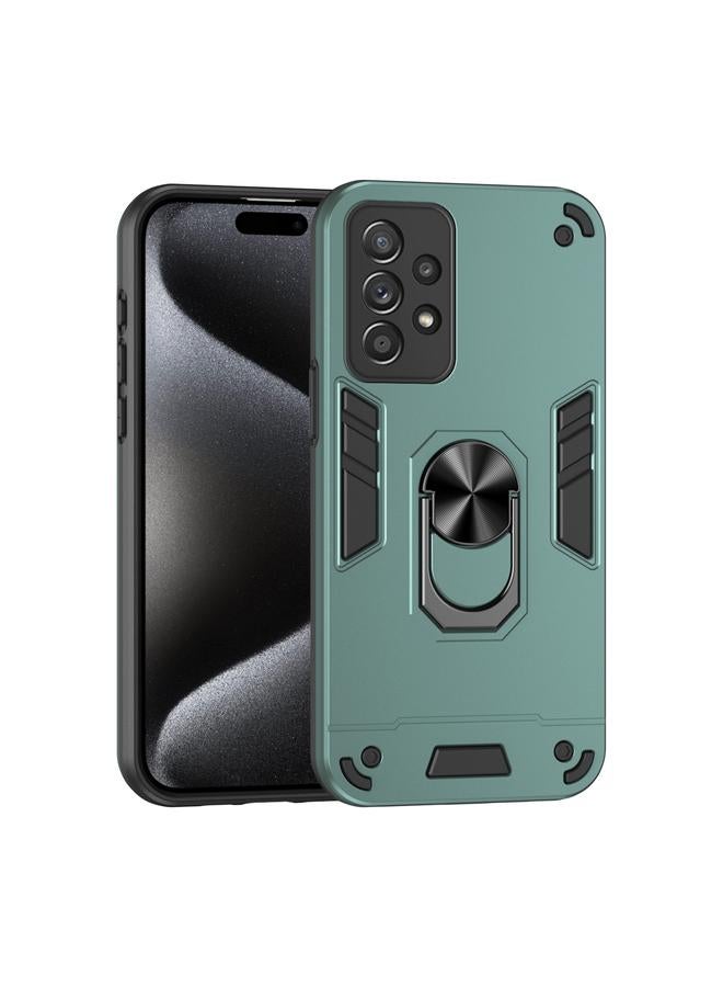 S-TOP Case For Samsung Galaxy A52 5G Shockproof Metal Ring Holder Phone Case - Image 1