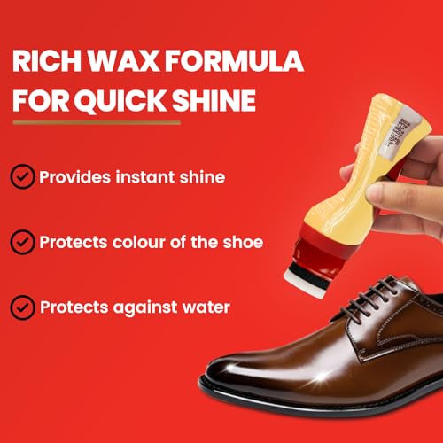 KIWI Instant Liquid Glossy Finish Shoe Polish (75 Ml, Neutral) | Nourishment, Protection, And Shine For All Leather - Image 3