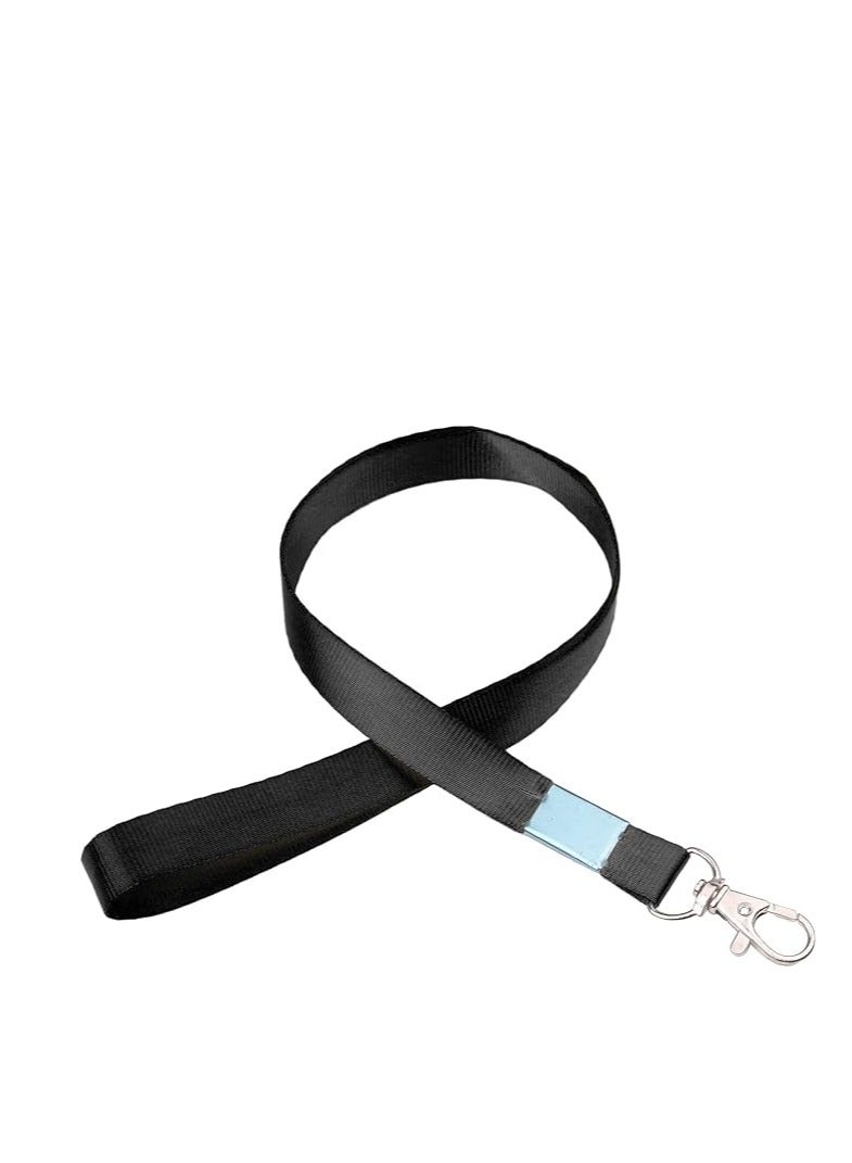 Terabyte Polyester lanyard with metal carabiner, pack of 50pcs - Image 1