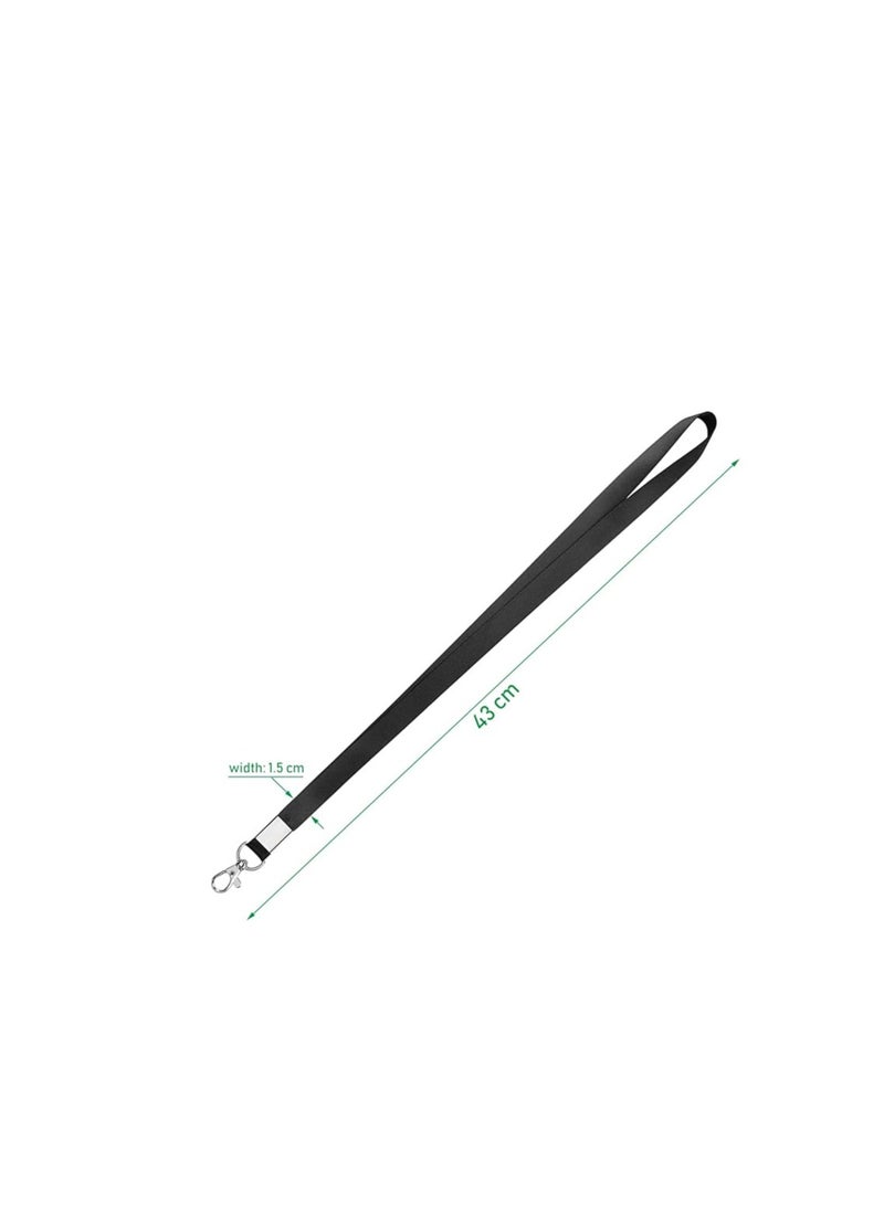 Terabyte Polyester lanyard with metal carabiner, pack of 50pcs - Image 3