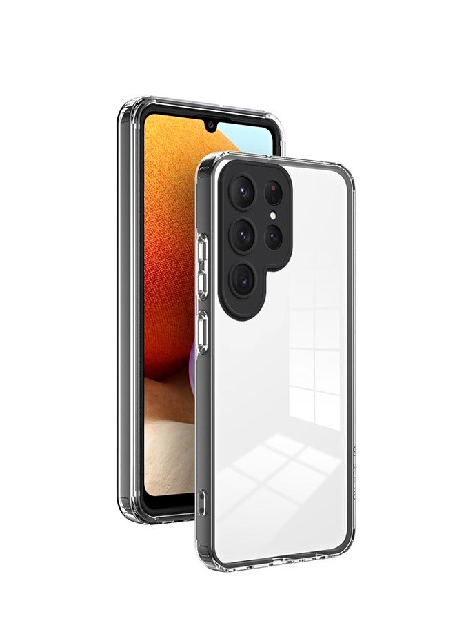 غطاء Ultra Hybrid S لهاتف Samsung Galaxy S23 ULTRA مع مسند - شفاف كريستالي - Image 1