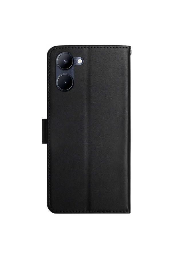 S-TOP Case For Realme 10 5G Genuine Leather Fingerprint-proof Flip Phone Case - Image 3