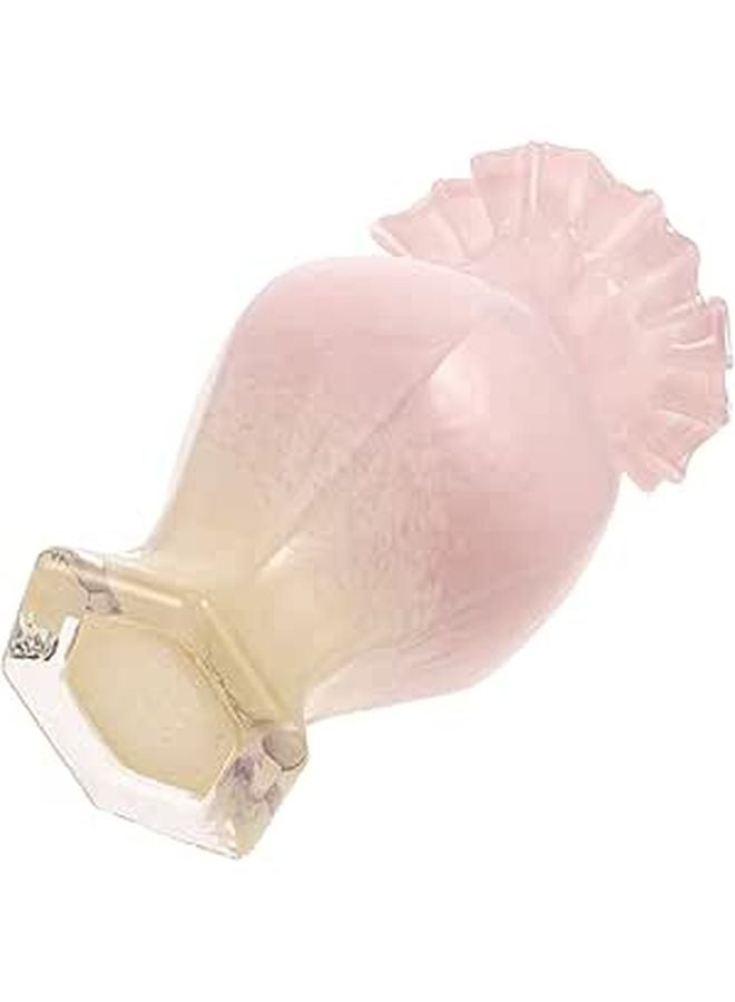 Handblown Gradient Pink Glass Vase for Flowers Home Decor Centerpiece Hydroponic Planter - Image 1
