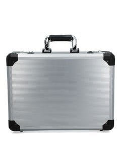 Tactix Premium Quality Aluminium Alloy Tool Box Silver and Black 45 x 33 cm 321702  - Image 1