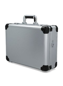 Tactix Premium Quality Aluminium Alloy Tool Box Silver and Black 45 x 33 cm 321702  - Image 2