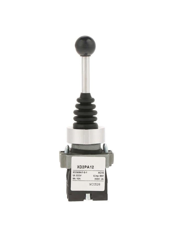 Mrisata 4.84 X 1.57inch 12 Volt Way Joystick Ctrol Mrisata 2 Position 2NO Locked Joystick Switch Replacement Fits for XD2PA12 - Image 1
