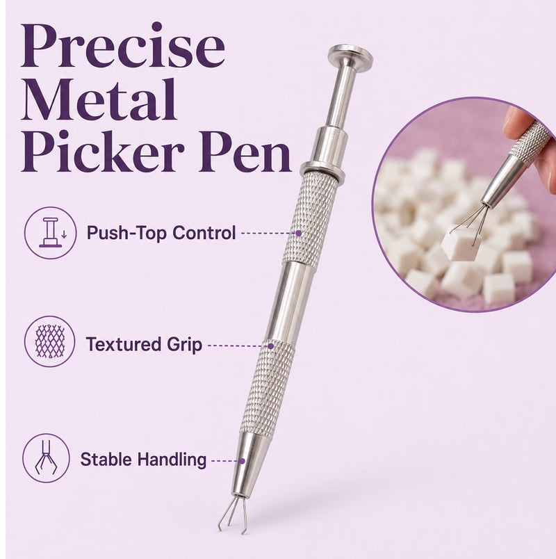 Me Now 100PCS Nail Art Sponge Picker Tool Set with Colorful Sponge Cubes Metal Claw Pen for Ombre Gradient Nails, Reusable Nail Sponge Stamp Kit for Gel Polish French Tip DIY Manicure and Salon Nail - Image 4