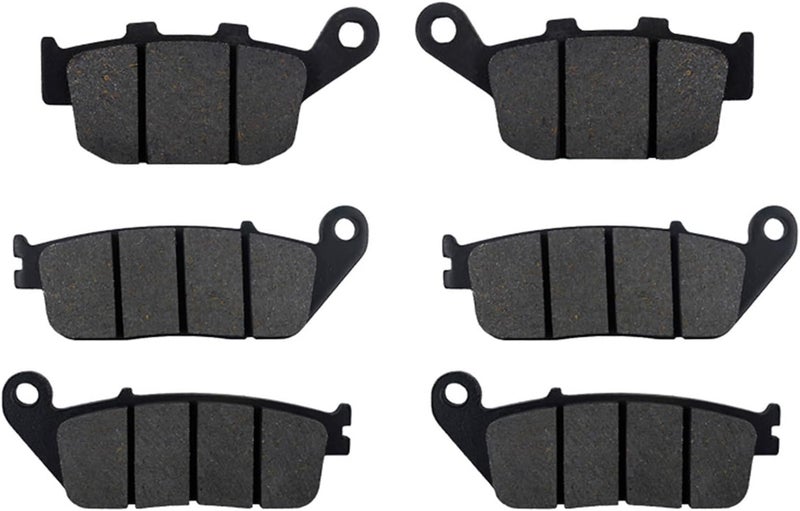 QASULER Motorcycle Front and Rear Brake Pads - Image 1