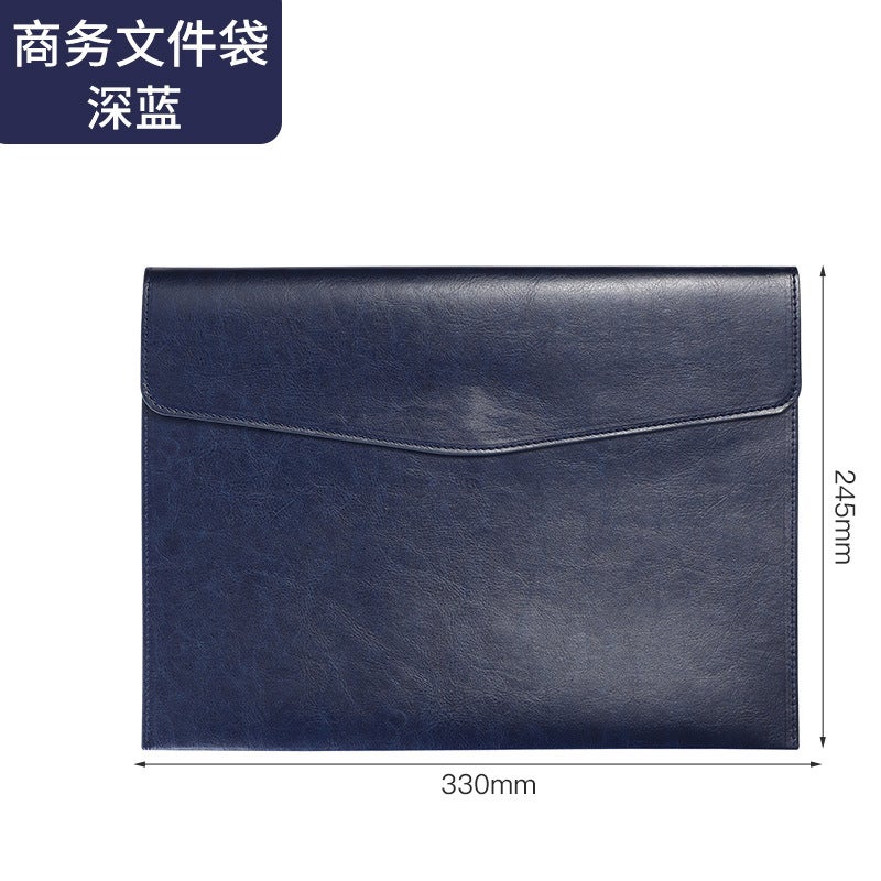 A4Pu File Bag, Business Office File Bag, Simple Contract Bag, Conference Data Storage, Ready-Made Envelope Delivery - Image 1