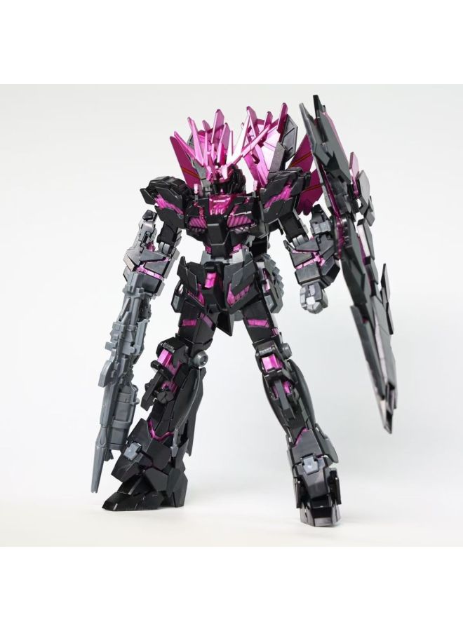 Star Move Unicorn Destruction Model Black And Purple Color Funeral Banshee 2 Machine HG Assembled Model Hand-made-Color:Xd Black And Purple Color Goddess Of Fate-free Water Stickers