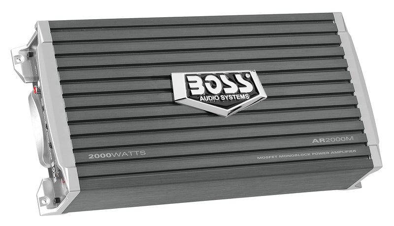 BOSS Audio Systems AR2000M Monoblock Car Amplifier - 2000 High Output, High/Low Level Inputs, Low-Pass Crossover, Hook Up to Subwoofer for Bass - Image 2