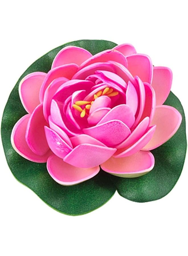BLUE CORAL LED Floating Lotus Flower, Solar Power LED Lotus Light RGB Color Change, Lamp Outdoor Garden Yard Waterproof Pond Pool Decor Night Light Wedding Decor, Pink  - Image 1