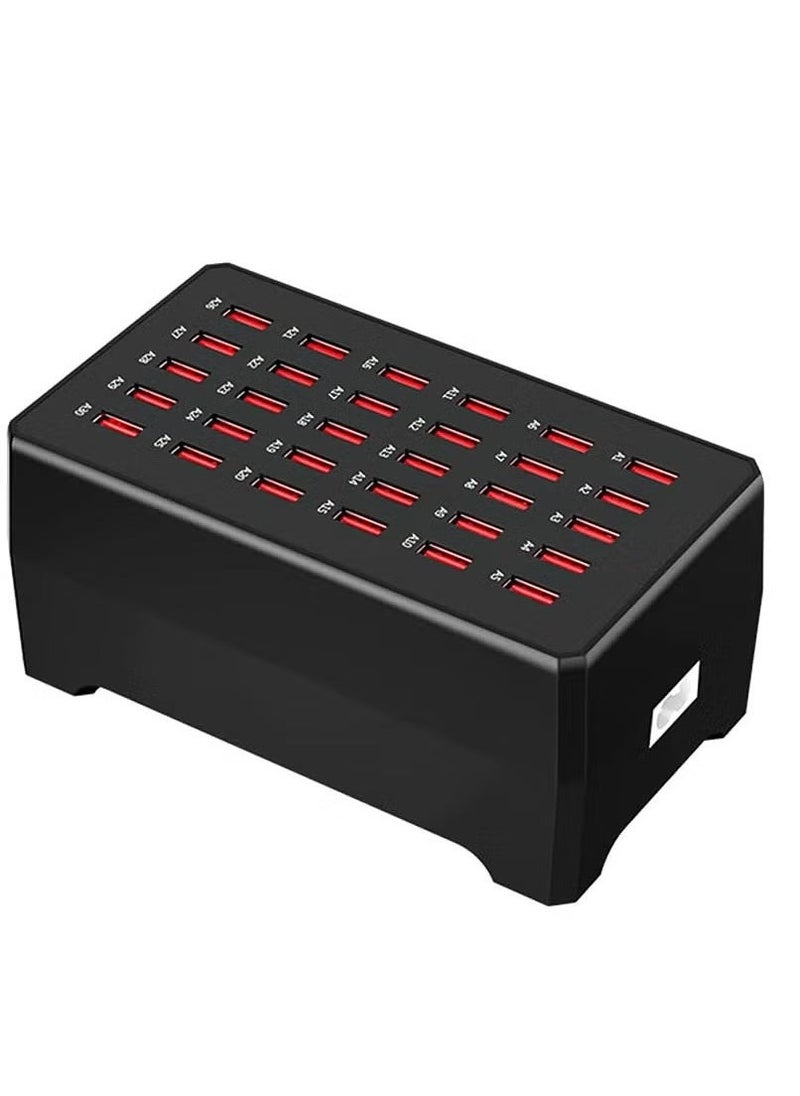 ELTRAZONE 30-Port USB Charging Station 150W – High-Speed Multi-Port Desktop Charger for Smartphones, Tablets & More, Compact & Efficient Power Hub for Home, Office & Travel Use  - Image 1