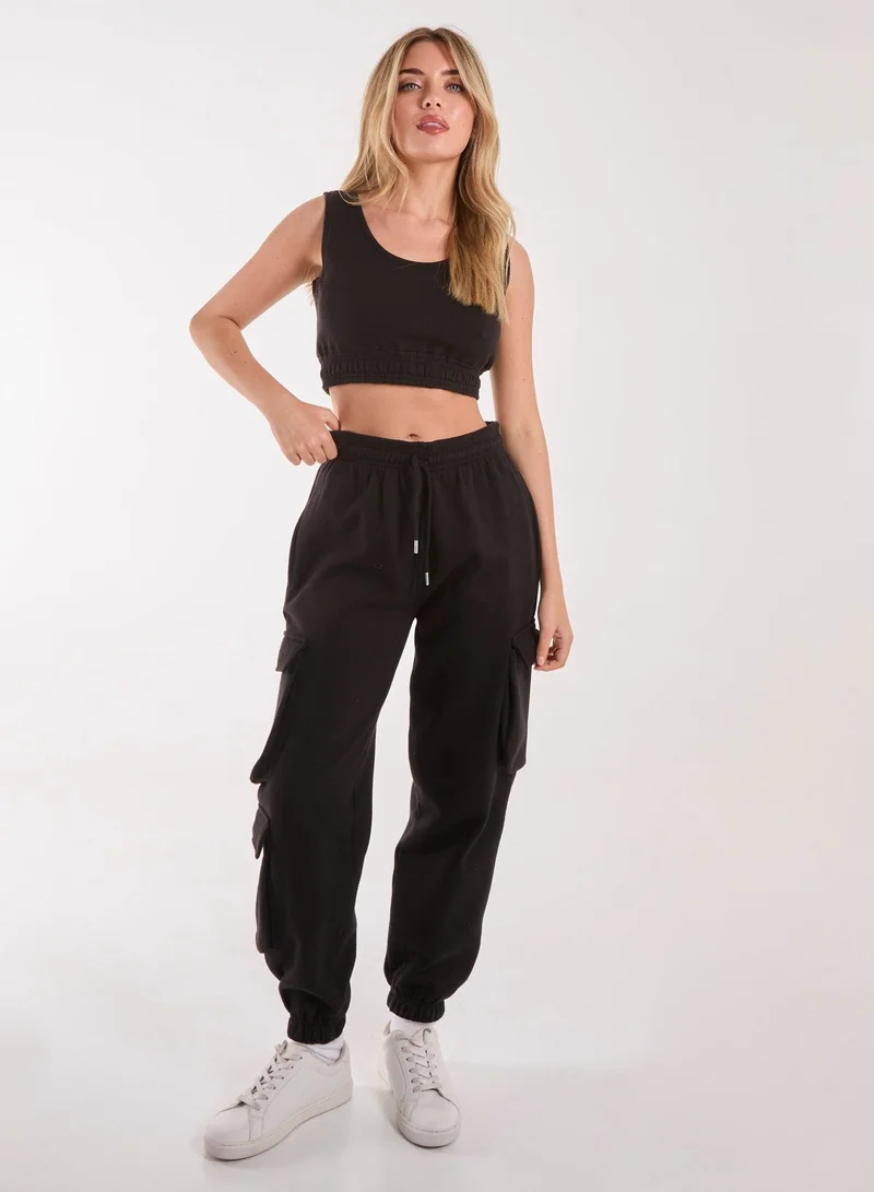Pink Vanilla  Cropped Lounge Bralette for Women | Best Price UAE