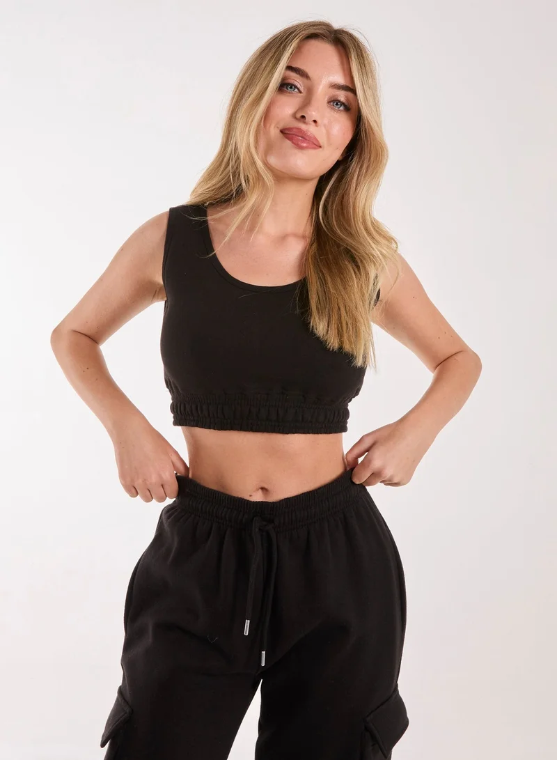 Pink Vanilla  Cropped Lounge Bralette for Women | Best Price UAE