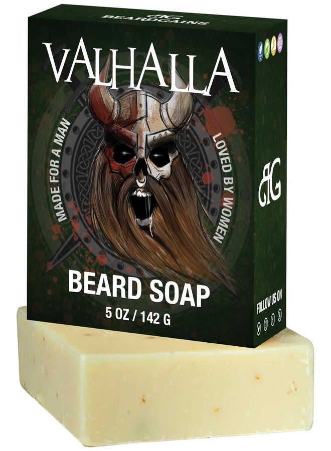 Beard Gains Valhalla Organic Goat Milk Beard Soap/Conditioner | Eliminate Itch & Dandruff and Promote Beard Growth & Improved Skin - Image 1