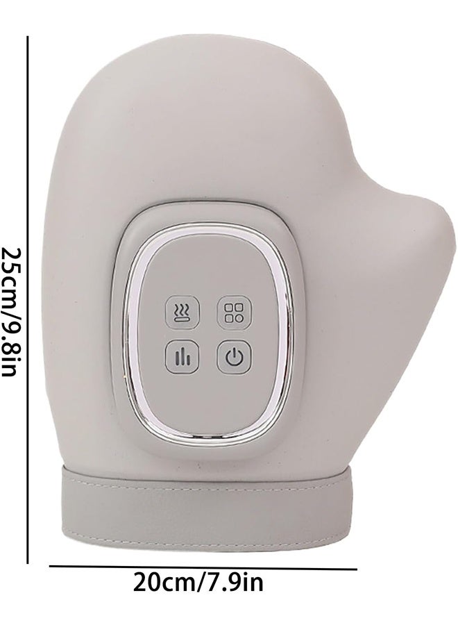 JCB CHIC Electric Hand Massager with Heat Compression Relief,3 Massage 4 Temperatures 5 Compression Models Therapy,Rechargeable Cordless Portable Therapy Glove,Electric Shiatsu Wrist/Finger/Palm Massager - Image 2