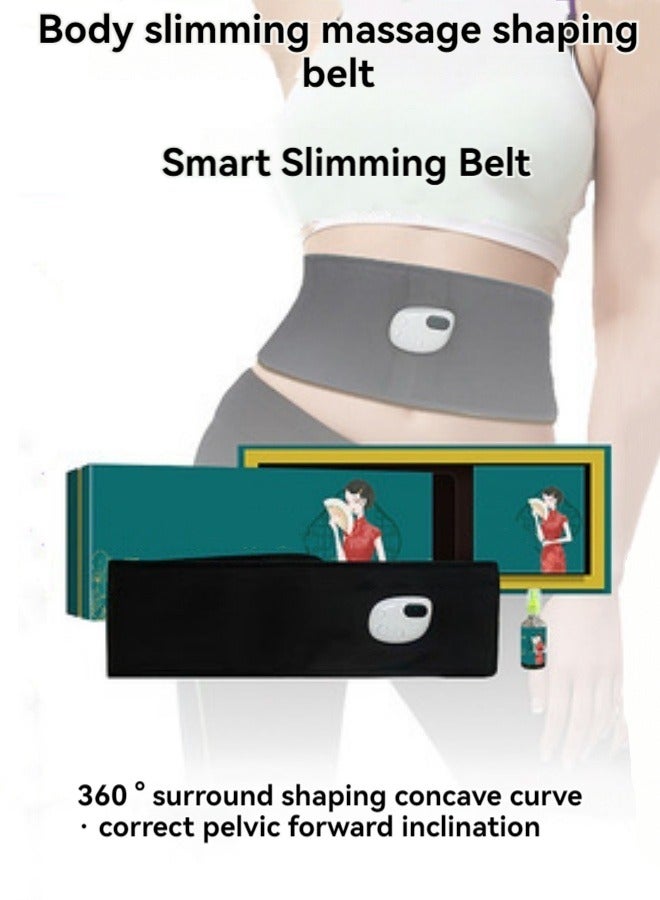 Smart slimming belt lazy weight loss artifact vibration pulse fat-shaking machine whole body slimming massage shaping belt
