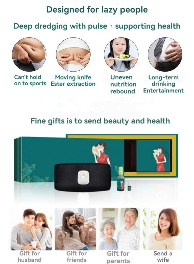 Smart slimming belt lazy weight loss artifact vibration pulse fat-shaking machine whole body slimming massage shaping belt