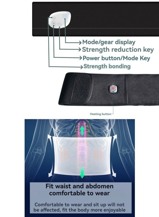 Smart slimming belt lazy weight loss artifact vibration pulse fat-shaking machine whole body slimming massage shaping belt