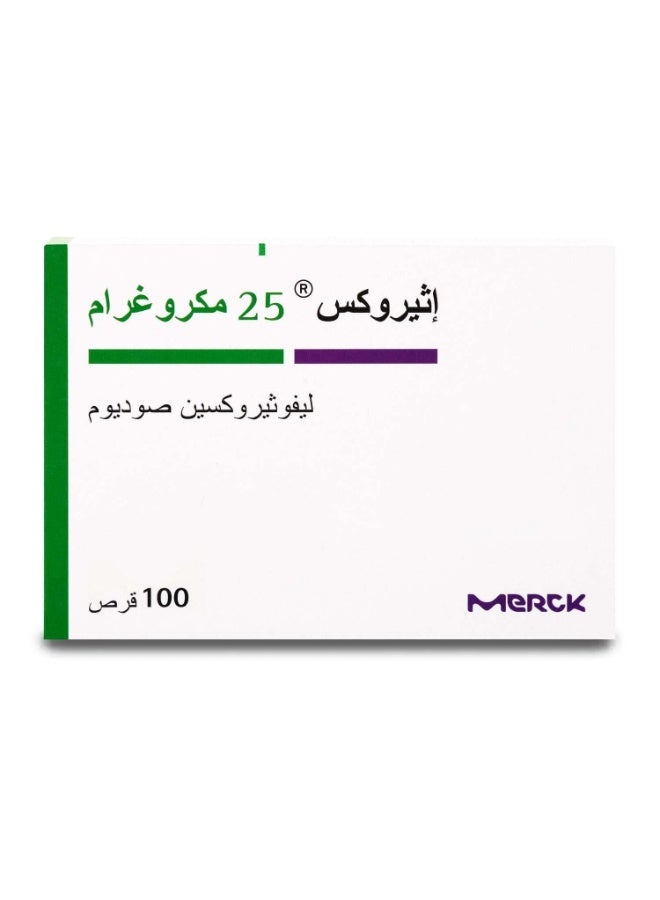 Euthyrox 25 Mcg Tablet 100pcs - Image 1