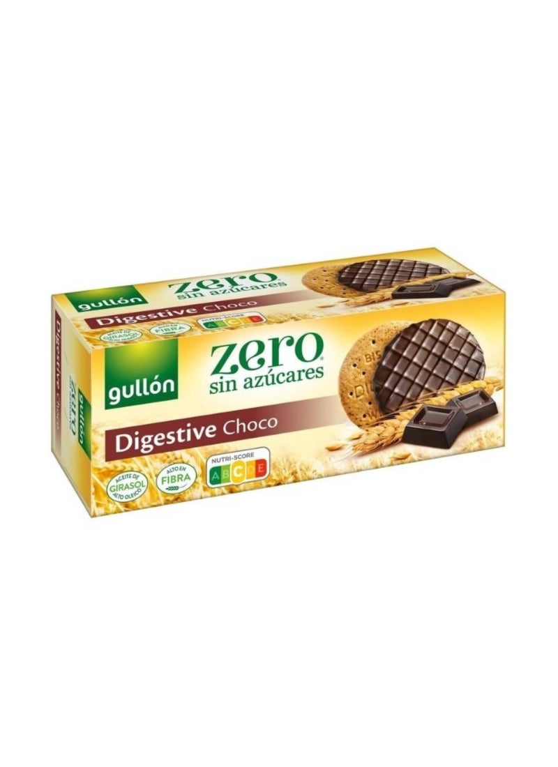 Gullon Sugar-Free Dark Chocolate Digestive Biscuits 270g - Image 1