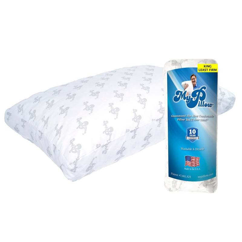 MyPillow MyPillow Bedding Bed Pillows for Sleeping King Size Gusseted for Back Stomach or Side Sleepers  My Pillow Premium Pillow King Least Firm 