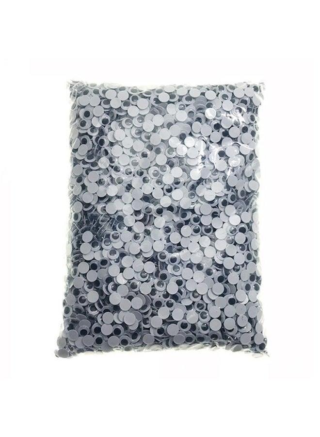 Kindergarten Children's Educational DIY Activity Eyes Plus Adhesive Cartoon Animal Toy Accessories-Color:No 10mm/5000/bag - Image 1