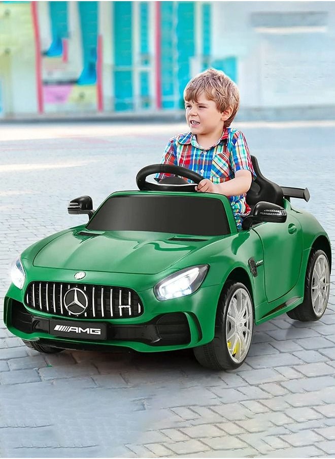 BAYBEE Licensed Benz GTR Rechargeable Battery Operated Car For Kids Ride On Baby Car With Remote Music LED Light Kids Car Electric Car Battery Operated Ride On Car For Kids 2 To 6 Years Boys Girls Green  - Image 2