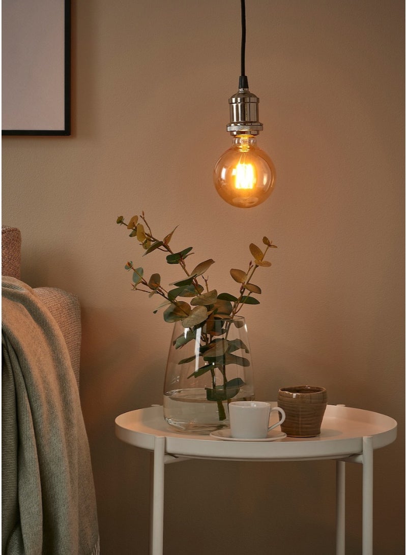 لمبة LED قاعدة E27 بقوة 150 لومن كرة بنية زجاج شفاف 95 مم - Image 3