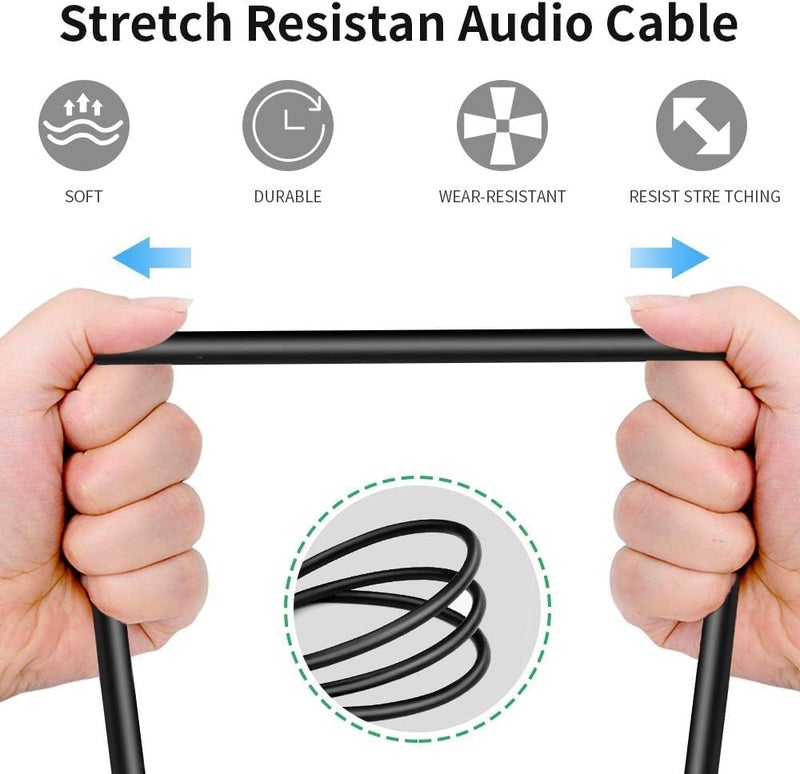 KEBILSHOP Dual 1/4 inch to XLR Male Y Splitter Cable(4 FEET),Male XLR to Dual 6.35mm TS Mono Plug Microphone Audio Converter Adapter -1.2 Meter - Image 4