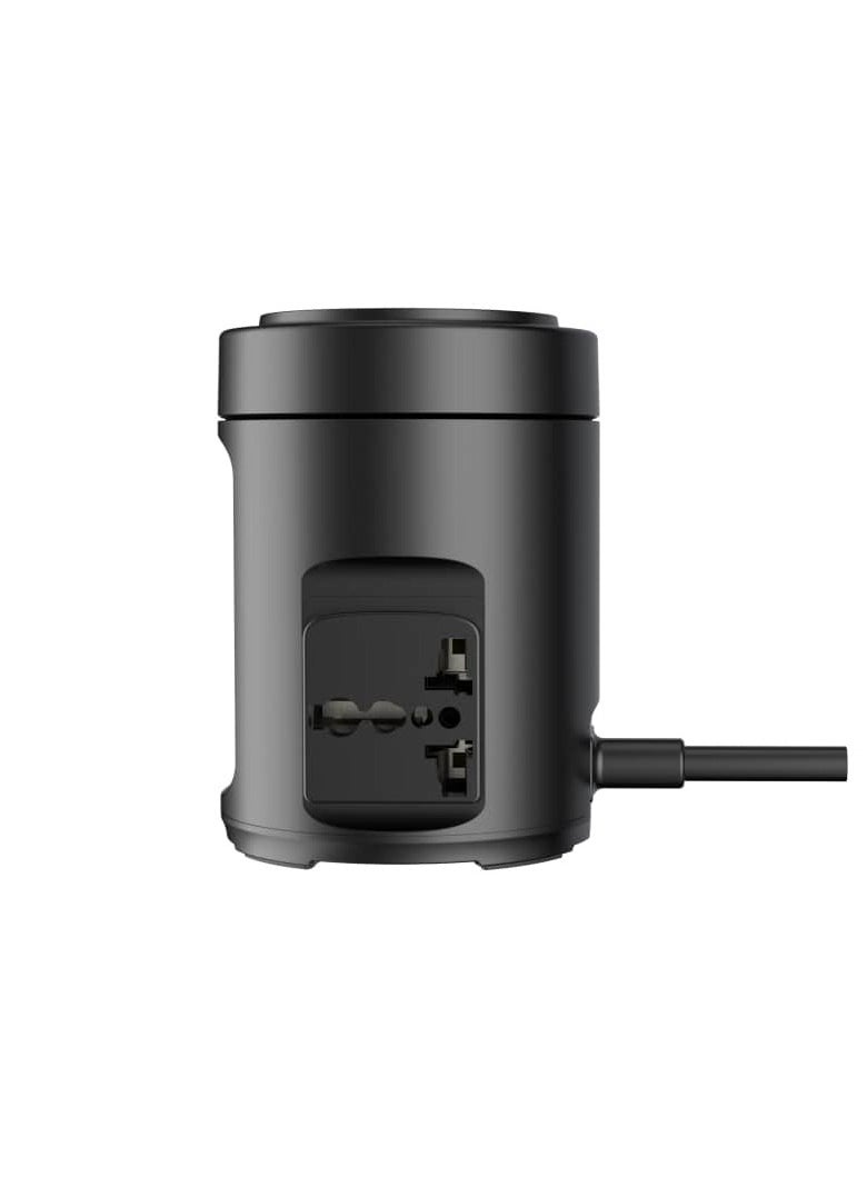 Powerology - Magsafe Power Multi-Device Charging Hub / 2* Universal Sockets/ 2200W High Power AC Outlets- Black - Image 1