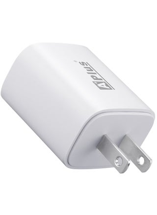 شاحن سريع 20 وات للايفون و السامسونج  مع منفذ شحن USB-C وUSB-A مزدوج  يدعم الشحن السريع PD 2.0/3.0 وQC 2.0/3.0 وFCP وSCP ويدعم وضع الشحن BC1.2/Samsung 2A/Apple 2.4A. مع 3 وصلات شحن هدية - pzsku/ZF075E658E652E9E1CFFAZ/45/_/1731323053/c634ec9b-297b-48da-8ceb-3f13f1d527a8