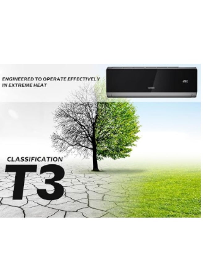 General Gold 2 Ton Split AC , T3 Cooling, Rotary Compressor, WiFi Control, Black Panel, Energy Efficient, Quiet Operation Wall Mount AC GD-24CRBL/S24 GD-24CRBL/S24 black - Image 3