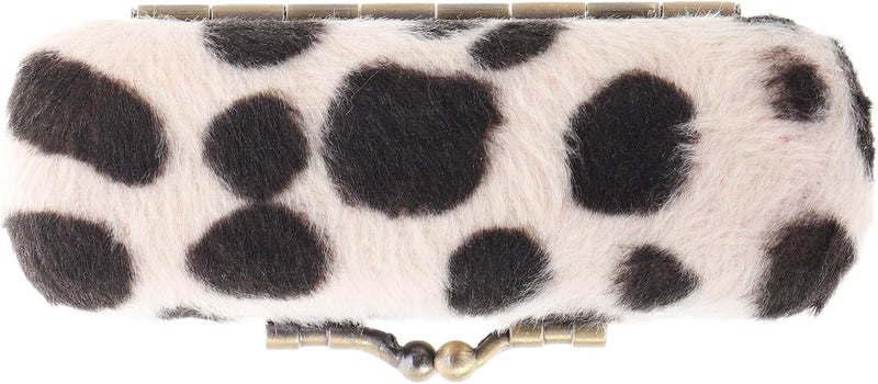 PATKAW Lipstick Case with Mirror Portable Travel Cosmetic Pouch Lipstick Holder for Purse Camouflage Black Velvet Interior Protective Storage Box for Women - Image 1