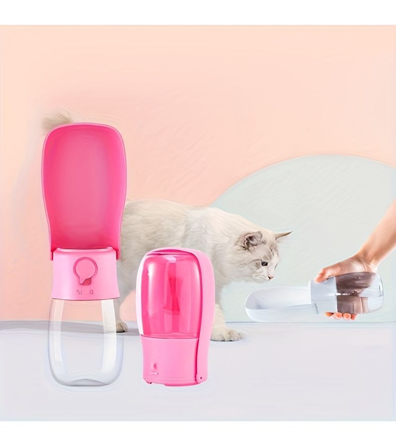 Portable Dog Water Bottle 550ml 19oz Blue Pet Water Dispenser For Walking Puppy Small Medium Large Dogs - Image 5