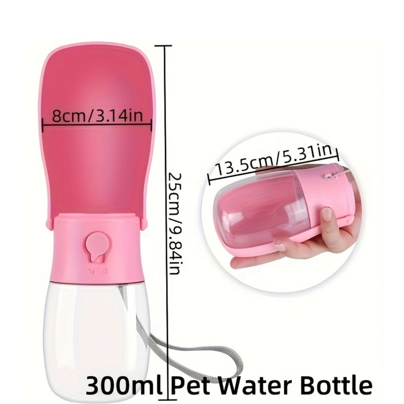 Portable Dog Water Bottle 550ml 19oz Blue Pet Water Dispenser For Walking Puppy Small Medium Large Dogs - Image 4