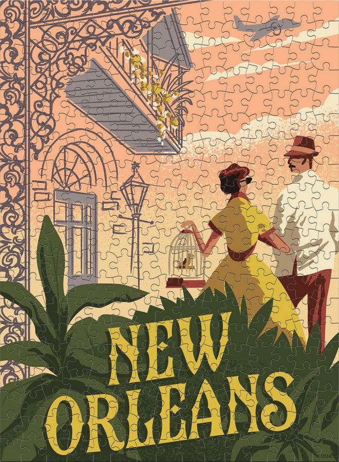 Ceaco 5In1 Limited Edition Jigsaw Puzzle Multipack Walt’S Plane Posters Contains 5 Disney D23 Expo Puzzles (2) 300 Piece (2) 500 Piece (1) 750 Piece Jigsaw Puzzles - Image 5